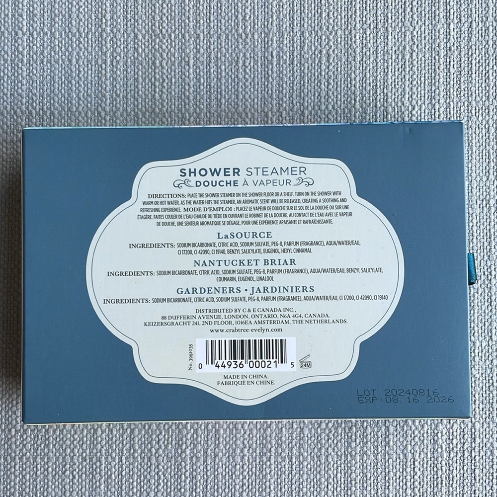 Crabtree & Evelyn Shower Steamer Tablets 12pc set - Picture 7 of 12